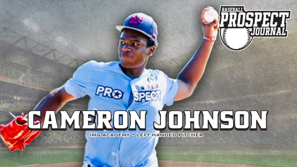 Cameron Johnson boasts bigtime potential Baseball Prospect Journal