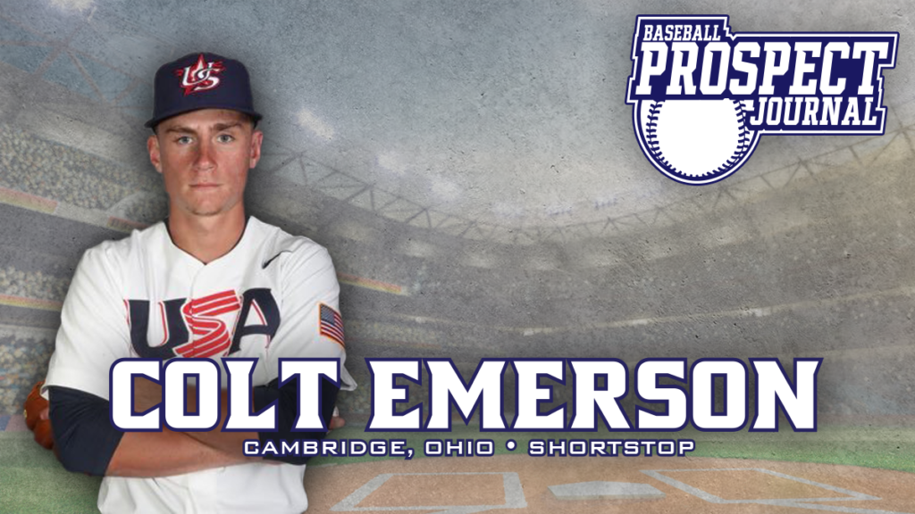 Colt Emerson is an advanced prep hitter - Baseball Prospect Journal